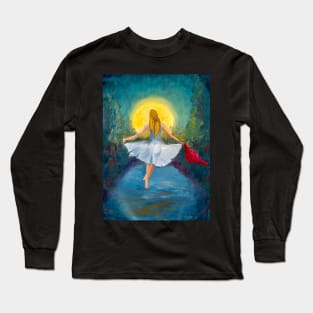 dancing in the moonlight (study) Long Sleeve T-Shirt